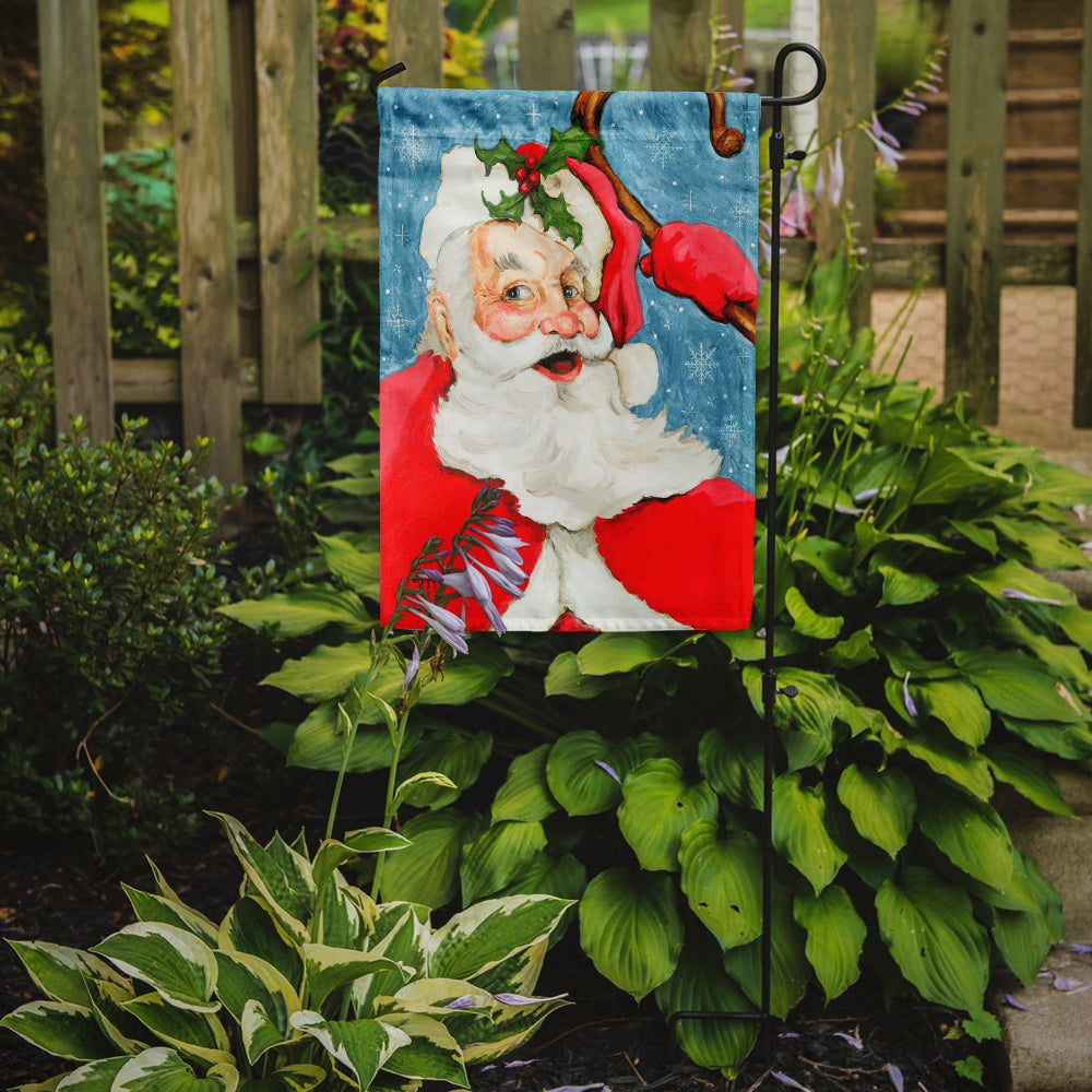 Santa Claus Old Father Christmas Garden Flag Mailbox Decorative Yard Banner Outside Patio Artwork for Flower Beds, Garden Size, Multicolor