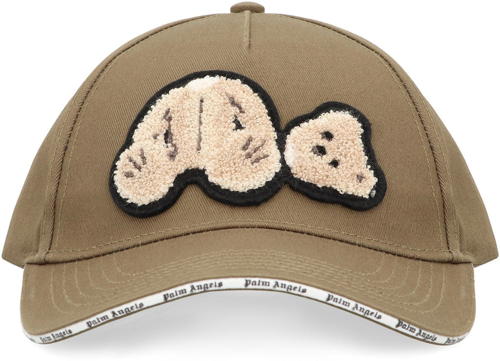PALM ANGELS Baseball Cap with Bear Logo - Adjustable Fit