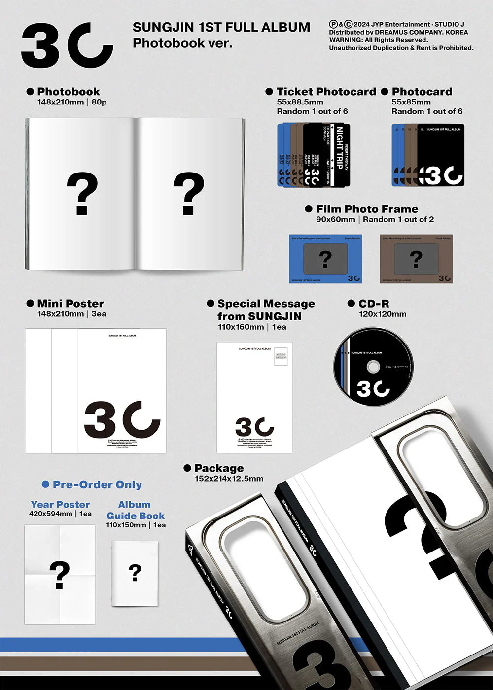 Day6 Sungjin 1st Full Album - 30