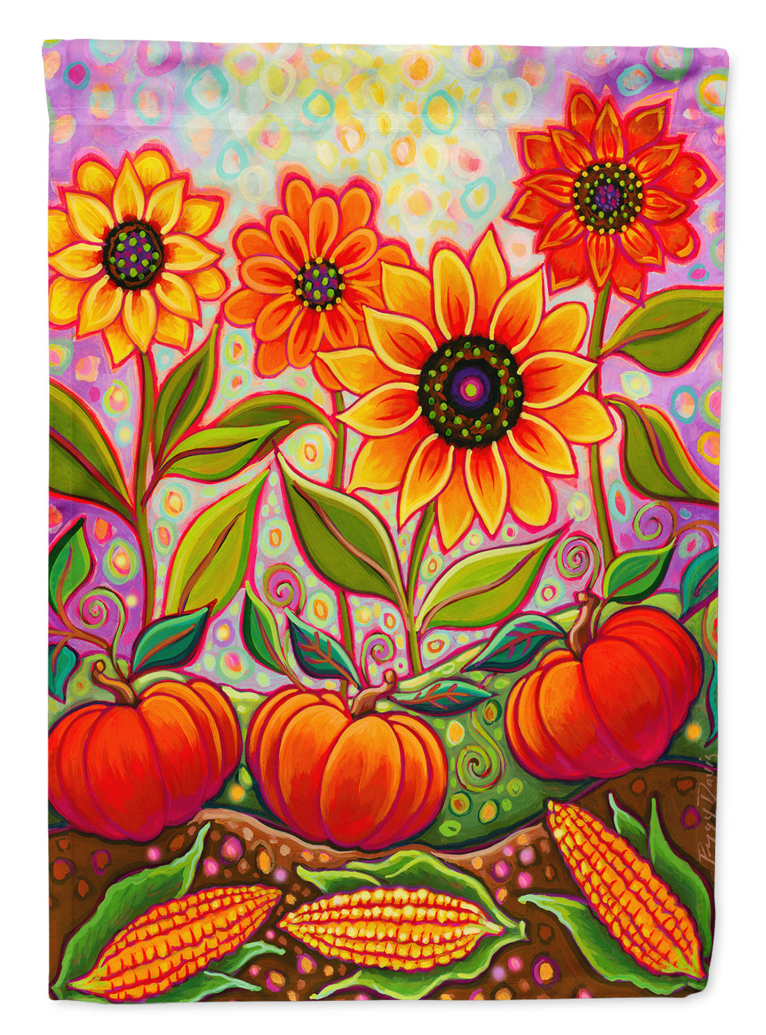 Fall Harvest Garden Flag Mailbox Decorative Yard Banner Outside Patio Artwork for Flower Beds, Garden Size, Multicolor
