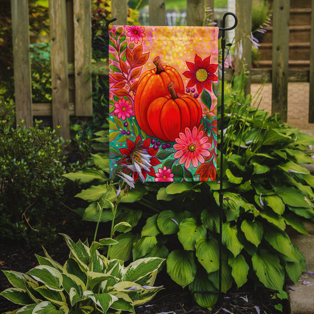 Golden Floral Harvest Fall Garden Flag Mailbox Decorative Yard Banner Outside Patio Artwork for Flower Beds, Garden Size, Multicolor
