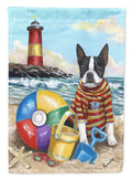 Boston Terrier Beach Baby Garden Flag Mailbox Decorative Yard Banner Outside Patio Artwork for Flower Beds, Garden Size, Multicolor