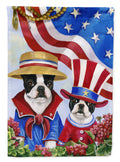 Boston Terrier USA Garden Flag Mailbox Decorative Yard Banner Outside Patio Artwork for Flower Beds, Garden Size, Multicolor