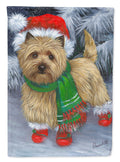 Cairn Terrier Christmas Red Boots Garden Flag Mailbox Decorative Yard Banner Outside Patio Artwork for Flower Beds, Garden Size, Multicolor