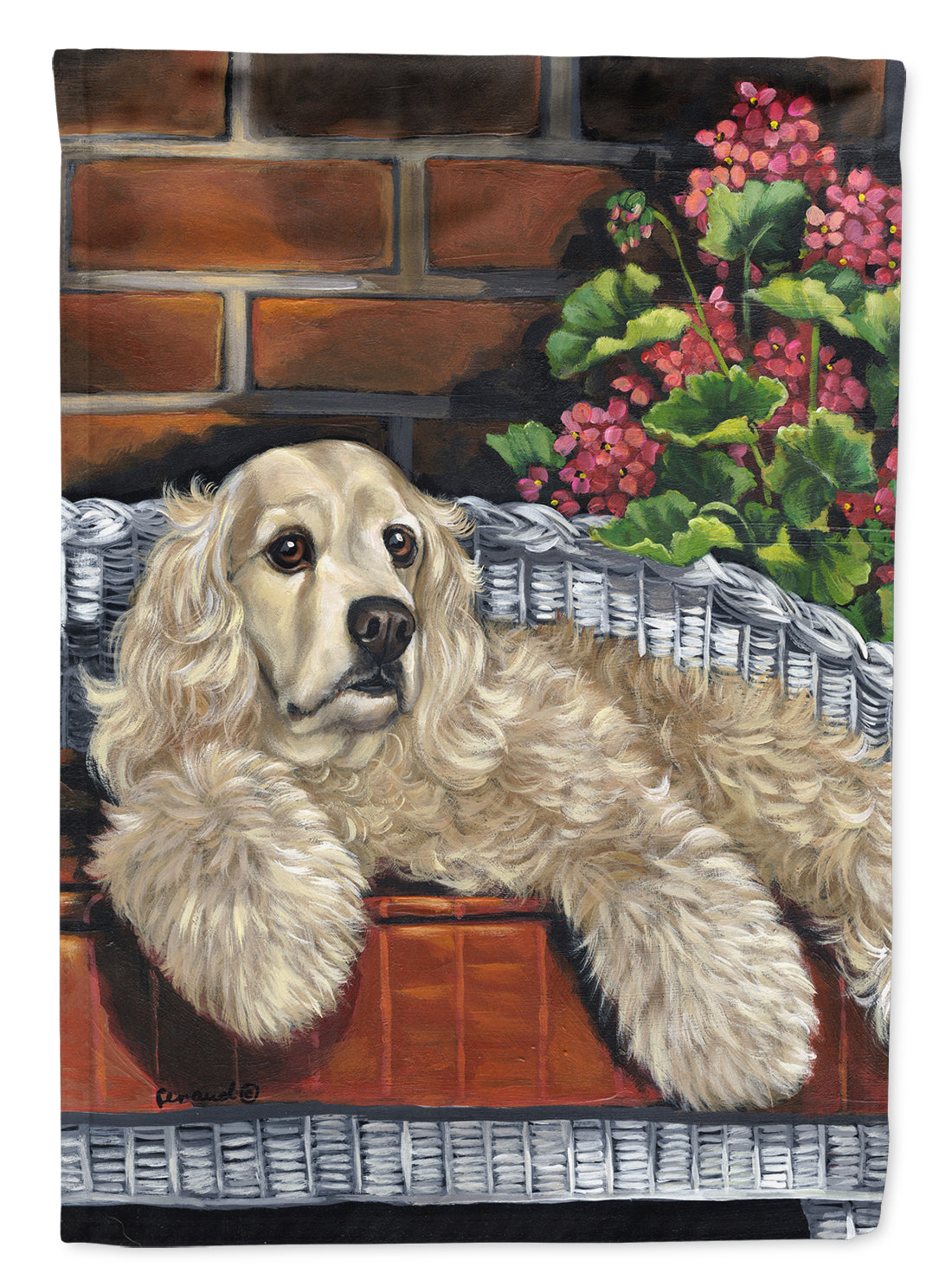 Cocker Spaniel Life is Good Garden Flag Mailbox Decorative Yard Banner Outside Patio Artwork for Flower Beds, Garden Size, Multicolor