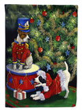 Jack Russell Christmas My Gift Garden Flag Mailbox Decorative Yard Banner Outside Patio Artwork for Flower Beds, Garden Size, Multicolor