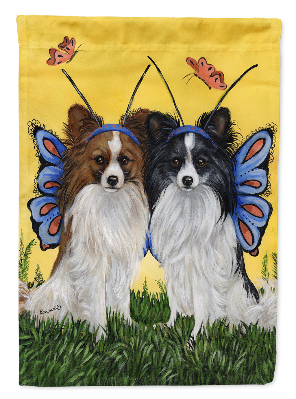 Papillon Butterflies Garden Flag Mailbox Decorative Yard Banner Outside Patio Artwork for Flower Beds, Garden Size, Multicolor