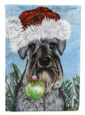 Schnauzer Christmas Pure at Heart Garden Flag Mailbox Decorative Yard Banner Outside Patio Artwork for Flower Beds, Garden Size, Multicolor