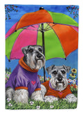 Schnauzer Soulmates Garden Flag Mailbox Decorative Yard Banner Outside Patio Artwork for Flower Beds, Garden Size, Multicolor