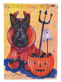 Scottie Boo Hoo Halloween Garden Flag Mailbox Decorative Yard Banner Outside Patio Artwork for Flower Beds, Garden Size, Multicolor