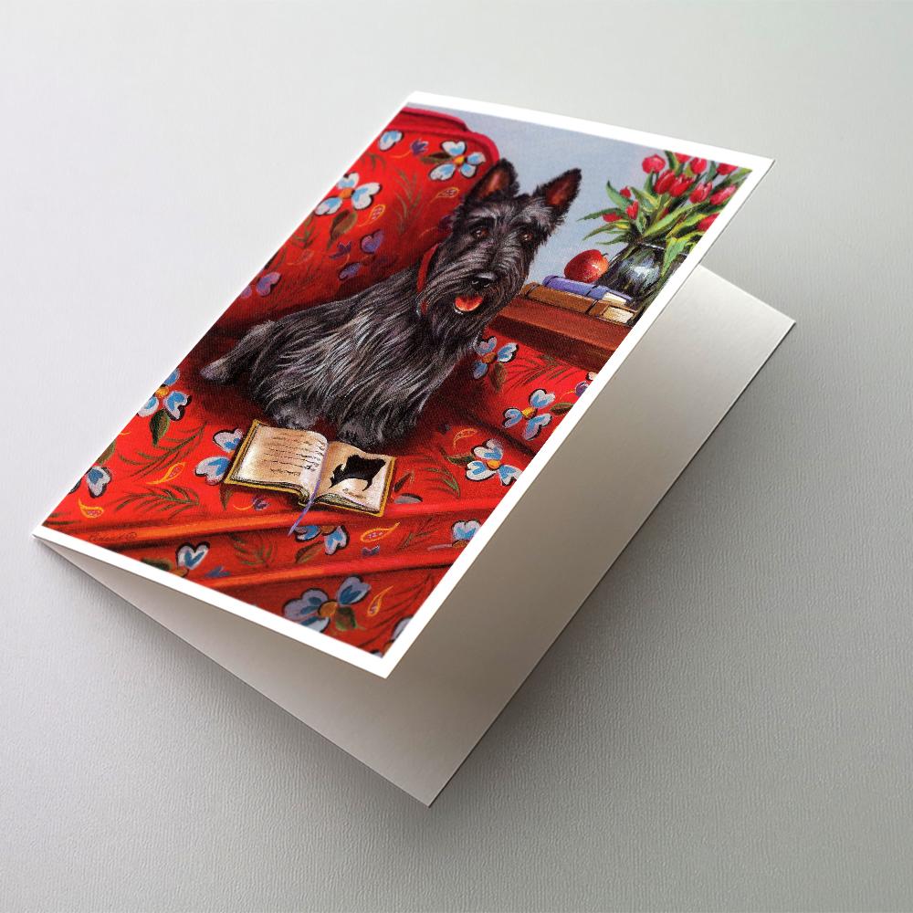 Scottie Lil Einstein Greeting Cards Pack of 8 Blank Cards with Envelopes Whimsical A7 Size 5x7