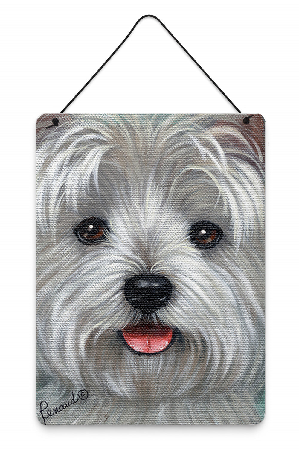 Westie Kissable Face Wall or Door Hanging Prints Aluminum Metal Sign Kitchen Wall Bar Bathroom Plaque Home Decor Front Door Plaque, 12x16, Multicolor