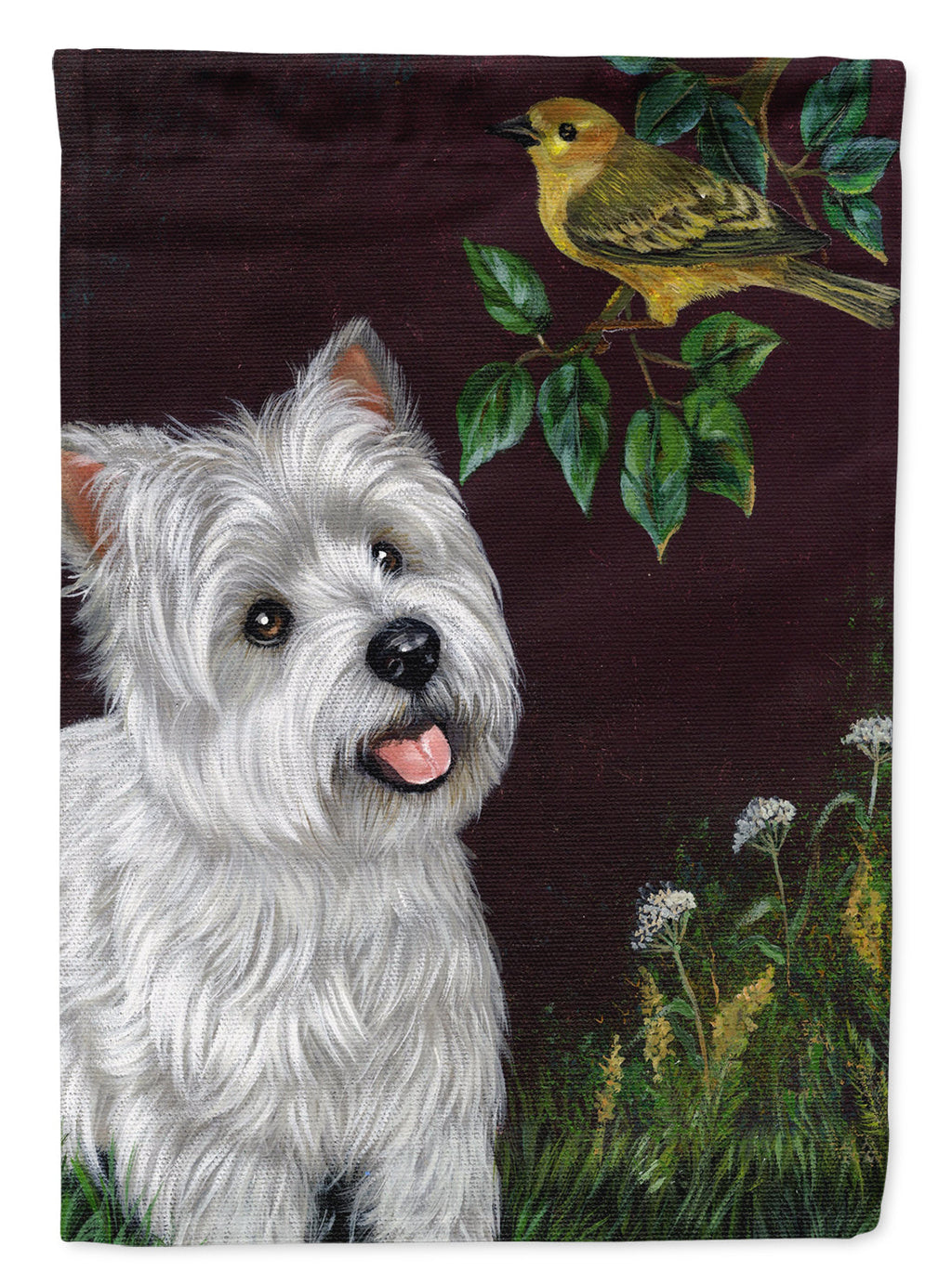 Westie Nature Garden Flag Mailbox Decorative Yard Banner Outside Patio Artwork for Flower Beds, Garden Size, Multicolor