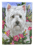 Westie Petunia Garden Flag Mailbox Decorative Yard Banner Outside Patio Artwork for Flower Beds, Garden Size, Multicolor