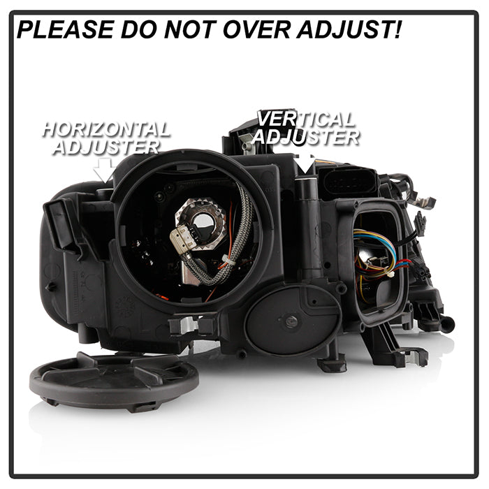 SPYDER Xtune 09-11 Audi A4 HID Xenon OE (Non AFS) Projector Headlights OE Left (PRO-JH-AA409-HID-OE-L) 9948343
