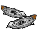 SPYDER xTune 09-14 Acura Projector Headlights - Light Bar DRL - Chrome (PRO-JH-ATSX09-LB-C) 9042225