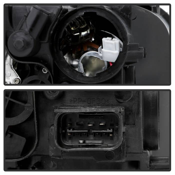 SPYDER xTune 08-13 BMW 3-Series E90/E91 4DR OEM Style Halogen Proj Headlights -Blk (PRO-JH-BE9009-AM-BK) 9943621