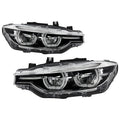 SPYDER BMW F30 3 Series 4Dr LED Projector Headlights Chrome PRO-JH-BF3012H-4D-LED-C 9948534