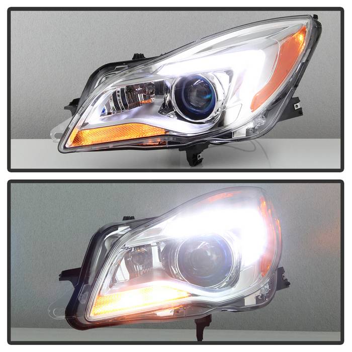 SPYDER xTune 14-17 Buick Regal Driver Side HID Projector Headlights - OEM Left (PRO-JH-BREG14-HID-L) 9943751