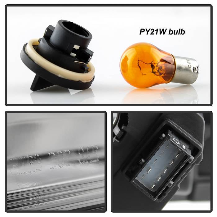 SPYDER xTune 14-17 Buick Regal Driver Side Halogen Projector Headlights - OEM Left (PRO-JH-BREG14-OE-L) 9943737