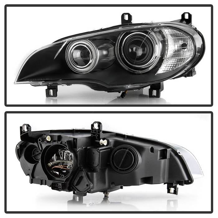 SPYDER xTune 07-10 BMW X5 Driver Side HID AFS Projector Headlights - OEM Left (PRO-JH-BX507-AFS-OE-L) 9943812