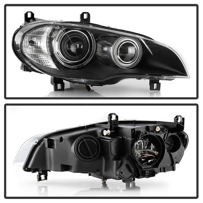 SPYDER xTune 07-10 BMW X5 Passenger Side HID AFS Projector Headlights - OEM Right (PRO-JH-BX507-AFS-OE-R) 9943829