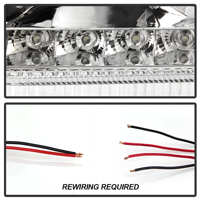 SPYDER Xtune Chrysler 300C 05-10 ( Not 300 ) Halo Projector Headlights Chrome PRO-JH-C300C-LED-C 9027741