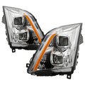 SPYDER xTune 08-12 Cadillac CTS Projector Headlights - Halogen - DRL - Black (PRO-JH-CACTS08-LB-C) 9048555