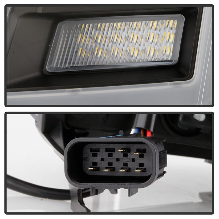 SPYDER xTune Cadillac Escalade 07-14 LED Headlights | Black Housing | PRO-JH-CAES07-LB-BK
