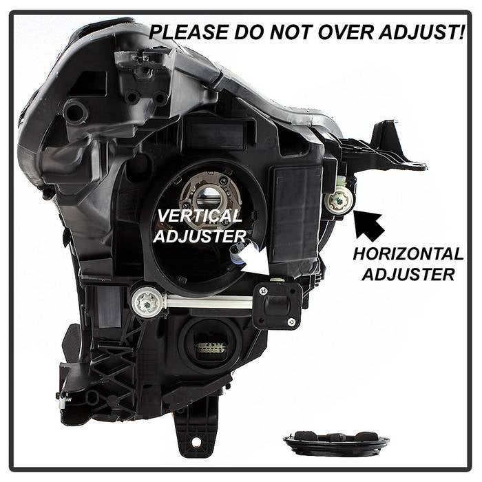 SPYDER xTune 17-18 Cadillac XT5 Halogen Projector Headlight - OEM Left (PRO-JH-CAXT517-OE-L) 9943423