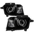 SPYDER xTune 10-13 Chevy Camaro CCFL Halo Projector Headlights - Black Smoked (PRO-JH-CCAM10-LED-BSM) 9040870