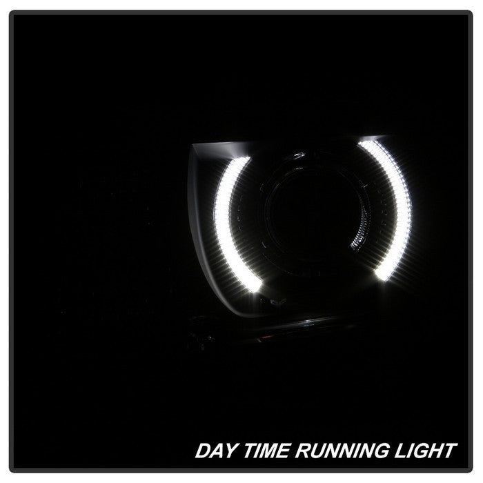 SPYDER xTune 10-13 Chevy Camaro CCFL Halo Projector Headlights - Black Smoked (PRO-JH-CCAM10-LED-BSM) 9040870