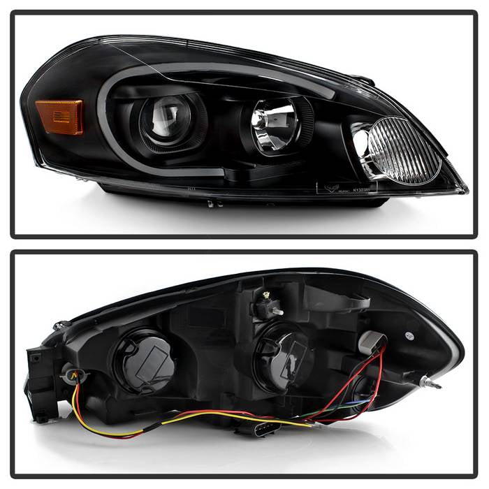 SPYDER xTune 06-13 Chevrolet Impala LED Light Bar Headlights - Black (PRO-JH-CIM06-LB-BK) 9042232