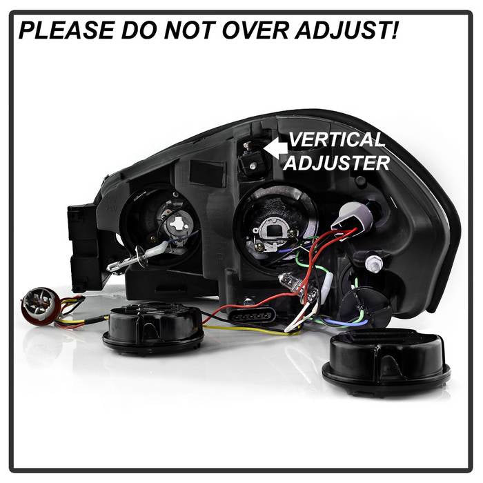 SPYDER xTune 06-13 Chevrolet Impala LED Light Bar Headlights - Black (PRO-JH-CIM06-LB-BK) 9042232