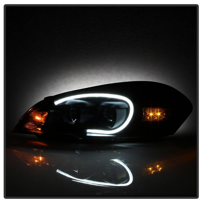 SPYDER xTune 06-13 Chevrolet Impala LED Light Bar Headlights - Black (PRO-JH-CIM06-LB-BK) 9042232