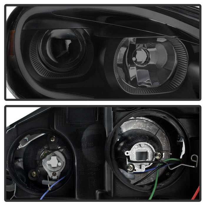 SPYDER xTune 06-13 Chevrolet Impala LED Light Bar Headlights - Black Smoke (PRO-JH-CIM06-LB-BSM) 9042256