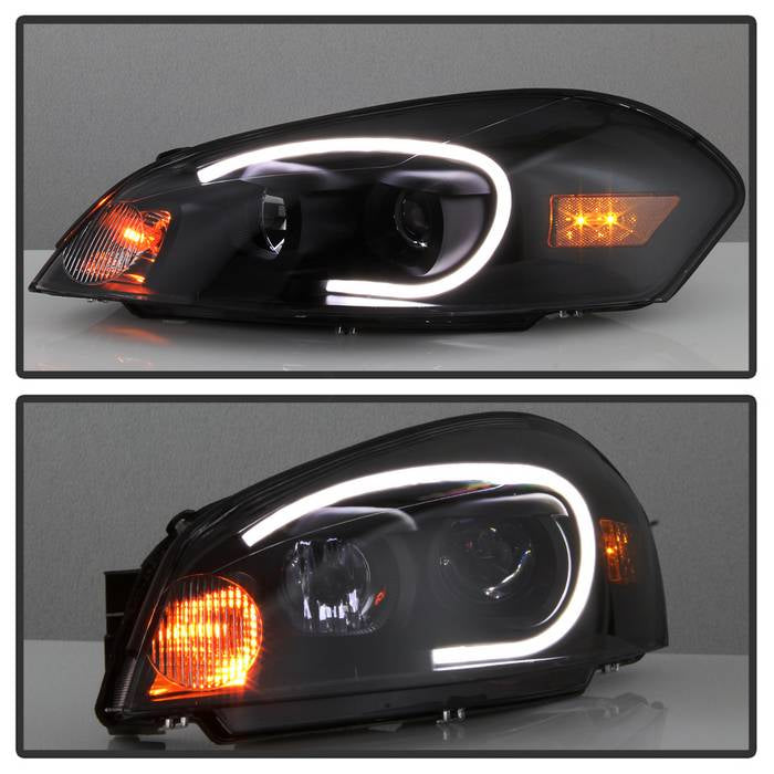 SPYDER xTune 06-13 Chevrolet Impala LED Light Bar Headlights - Black Smoke (PRO-JH-CIM06-LB-BSM) 9042256