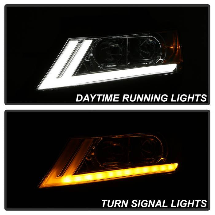 SPYDER xTune 14-18 Chevy Impala (Excl Limited) DRL Halogen Proj Headlights - Chrm (PRO-JH-CIM15-LB-C) 9042898