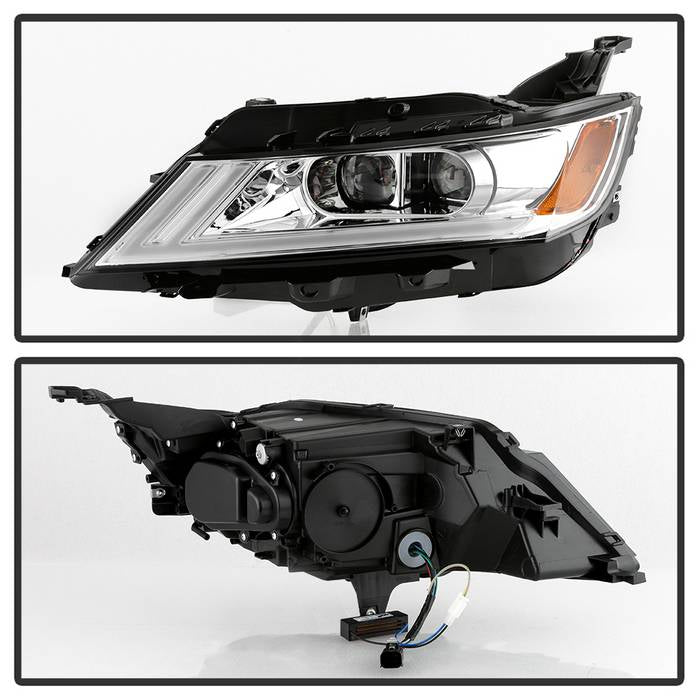 SPYDER xTune 14-18 Chevy Impala (Excl Limited) DRL Halogen Proj Headlights - Chrm (PRO-JH-CIM15-LB-C) 9042898