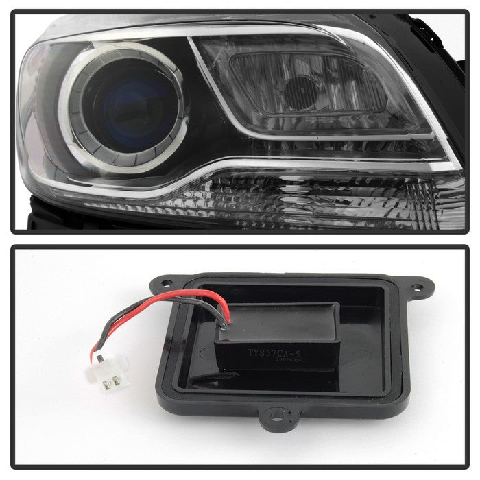 SPYDER xTune 13-15 Chevrolet Malibu OEM Projector Halogen Headlights - Black (PRO-JH-CM14-AM-BK) 9942341