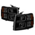 SPYDER Xtune Chevy Silverado 1500/2500 07-13 Halo Projector Headlights Black Smoked PRO-JH-CS07-LED-BSM 9030277
