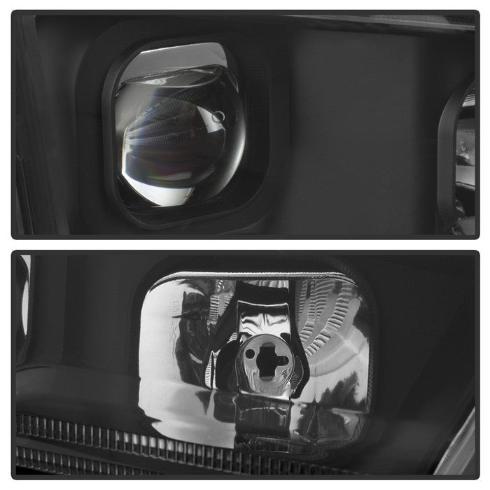 SPYDER xTune 11-14 Dodge Charger Projector Headlights - Halogen - DRL - Black (PRO-JH-DCHA11-LB-BK) 9041730