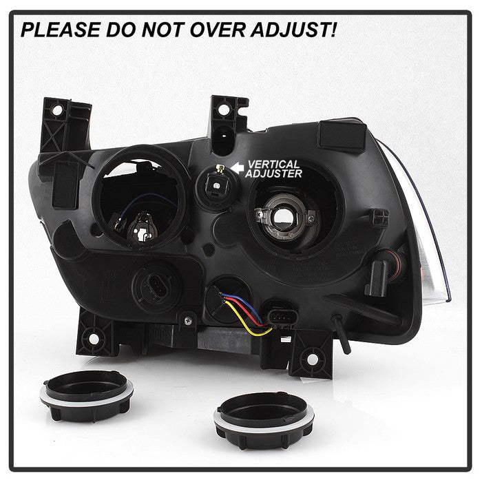 SPYDER xTune 11-14 Dodge Charger Projector Headlights - Halogen - DRL - Chrome (PRO-JH-DCHA11-LB-C) 9041754