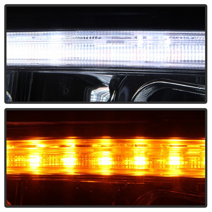 SPYDER xTune 11-14 Dodge Charger Projector Headlights - Halogen - DRL - Chrome (PRO-JH-DCHA11-LB-C) 9041754