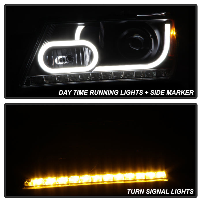 SPYDER xTune Dodge Journey 2009-2014 Light Bar DRL Projector - Black PRO-JH-DJ09-LBBRL-BK 9036620