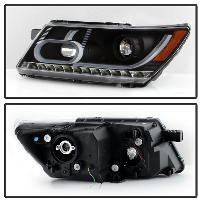 SPYDER xTune Dodge Journey 2009-2014 Light Bar DRL Projector - Black PRO-JH-DJ09-LBBRL-BK 9036620