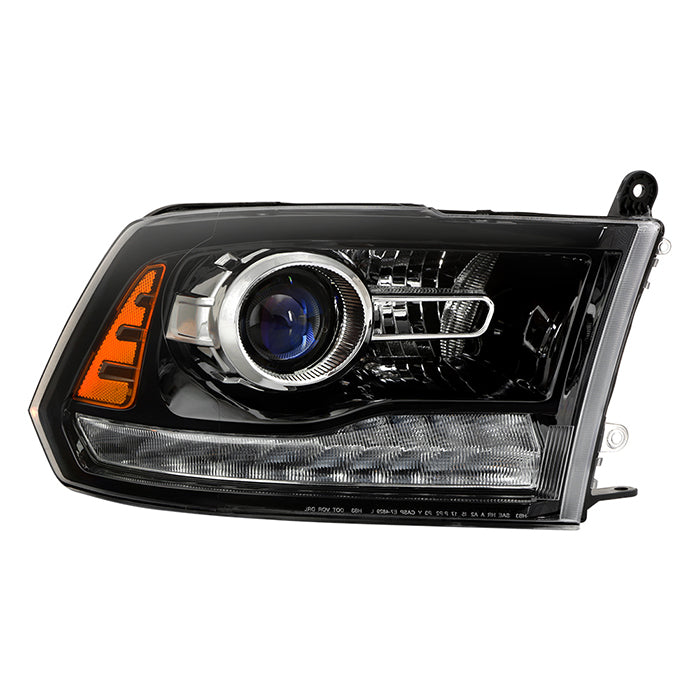 SPYDER Xtune 16-18 Ram 1500/2500/3500 (Projector LED) OEMStyle Headlights Black Right (PRO-JH-DR16-OE-BK-R) 9948299
