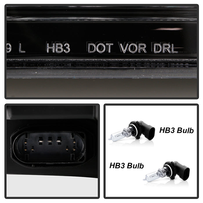 SPYDER Xtune 16-18 Ram 1500/2500/3500 (Projector LED) OEMStyle Headlights Black Right (PRO-JH-DR16-OE-BK-R) 9948299