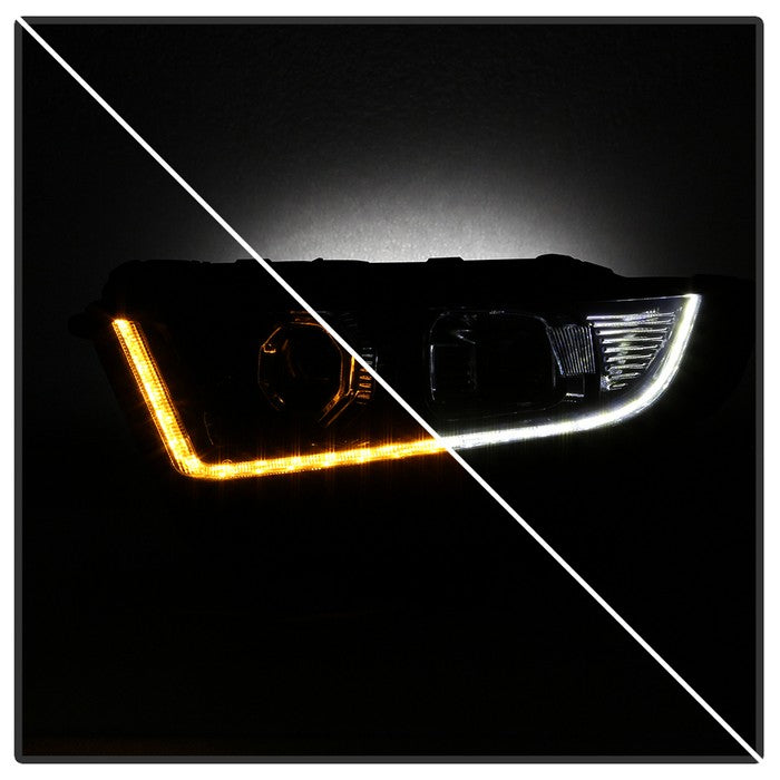 SPYDER xTune 15-16 Ford Edge (Halogen Model Only) LED Projector Headlights - Chrome PRO-JH-FEDGE15-LED-C 9939815