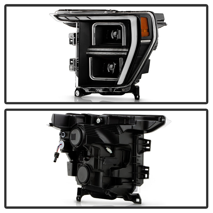 SPYDER Xtune 21-23 Ford F150 (Halogen Models) Full LED Headlights - Black (PRO-JH-FF15021-FLED-BK) 9052590